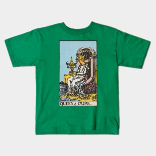 Queen of cups tarot Kids T-Shirt